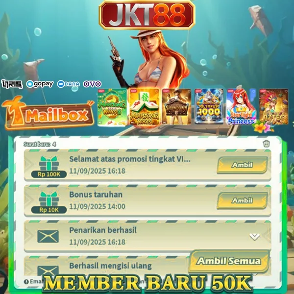 JKT88 Bonus Member Baru 100%